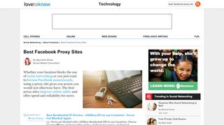 
                            3. Best Facebook Proxy Sites | LoveToKnow - Facebook Portal Proxy Free Trial