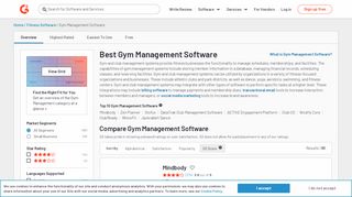 
Best Gym Management Software in 2020 | G2  
