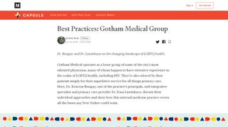 
                            4. Best Practices: Gotham Medical Group – Hello, Dear - the Capsule ... - Gotham Medical Group Patient Portal