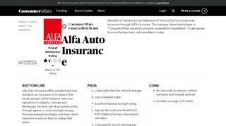 
                            8. (Best & Worst) Alfa Auto Insurance Reviews - ConsumerAffairs - Alfa Vision Insurance Agent Portal