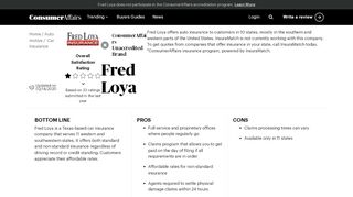 
                            3. (Best & Worst) Fred Loya Reviews - ConsumerAffairs