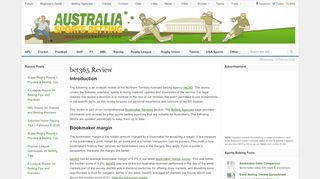 
bet365 Review - Australia Sports Betting  
