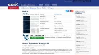 
                            8. BetDSI Sportsbook Rating | Sportsbook Review - Betdsi Sportsbook Portal