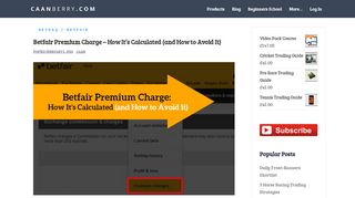 
                            5. Betfair Premium Charge - How It's Calculated (and How to Avoid It) - - Betfair Premium Portal