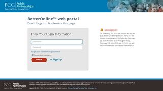 
                            7. BetterOnline™ web portal - Public Partnerships, LLC (PPL)
