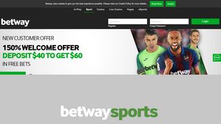 Betway online sport betting | Place your sports bets today | Get ... - Betway Sports Login