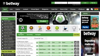 Betway | Online sports betting | Get up to GHS200 FREE - Betway Sports Login