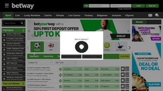 Betway | Sports Betting | 50% first deposit bonus - Betway Sports Login