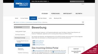
                            5. Bewerbung - RWTH AACHEN UNIVERSITY - Deutsch - Rwth Online Portal