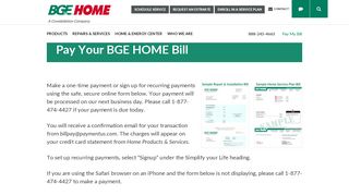 
                            6. BGE HOME Payment Options & Online Bill Pay - BGE HOME - Bge Sign In