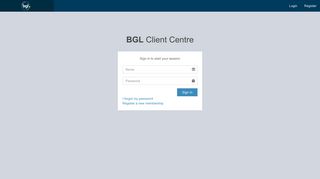 
                            5. BGL Client centre - Bgl Portal