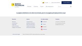 
                            3. Bienvenido a la nueva Banca web - Banco Pichincha - Internexo Pichincha Portal