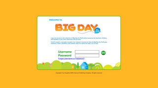 
                            1. Big Day for PreK - Login - Big Day For Prek Teacher Portal