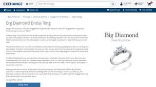 
                            9. Big Diamond Bridal Ring | 3-stone Rings | Jewelry ... - Exchange - Diamond Exchange Portal