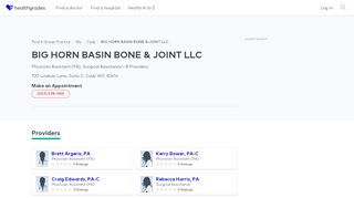 BIG HORN BASIN BONE & JOINT LLC, Cody, WY - Healthgrades - Big Horn Basin Bone And Joint Patient Portal