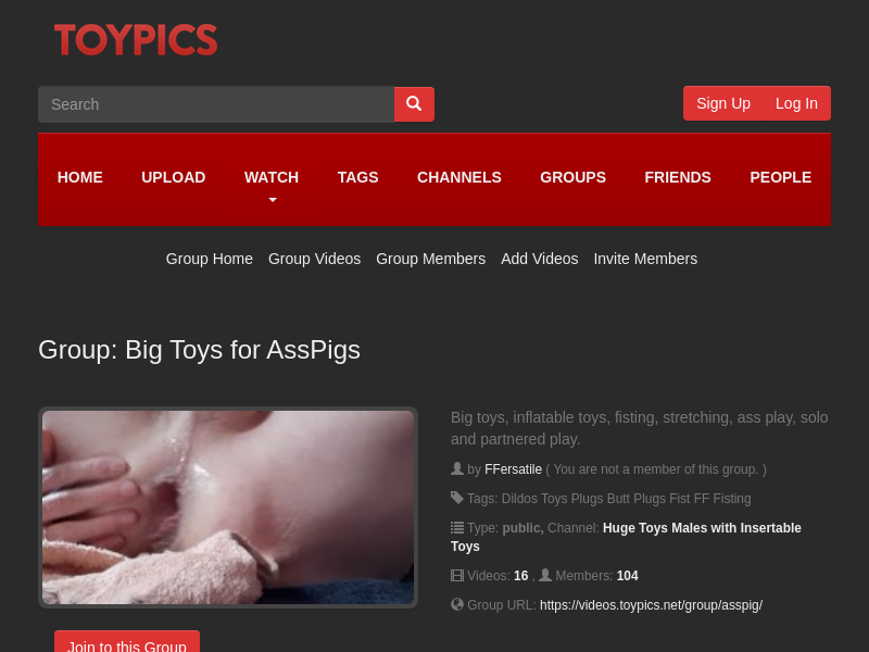 
                            4. Big Toys for AssPigs - Toypics
