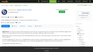 
                            4. BigBlueButtonBN - Moodle plugins directory - Moodle Mackenzie Portal
