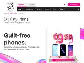 
                            5. Bill Pay Mobile Phone Plans - Three.ie