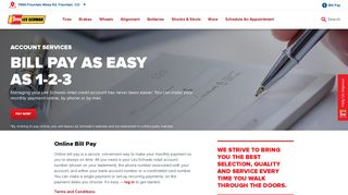 
Bill Pay | Pay Your Bill Online - Les Schwab  
