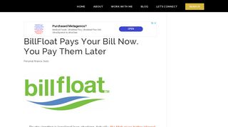 
                            6. BillFloat Pays Your Bill Now. You Pay Them Later | Girls Just ... - Billfloat Sign Up