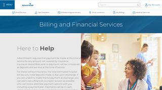 
                            5. Billing and Financial Services | AdventHealth - Ahss Patient Portal