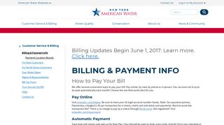
                            3. Billing & Payment Info - American Water - Li American Water Portal