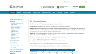 
Billing & Payments - Nicor Gas

