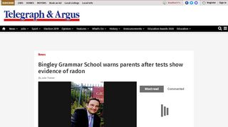 
                            5. Bingley Grammar School warns parents after tests show ... - Moodle Bingley Grammar Login