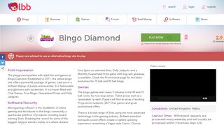 
                            7. Bingo Diamond - Latest Bingo Bonuses - Bingo Diamond Sign Up