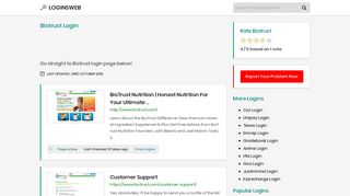 
                            5. Biotrust Login - Biotrust Portal