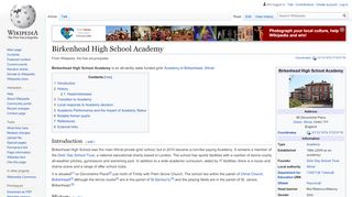 
                            5. Birkenhead High School Academy - Wikipedia - Bhsa Portal