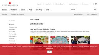 
                            4. Birthday Ecards - American Greetings - American Greeting Cards Portal