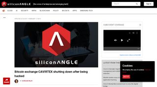 
Bitcoin exchange CAVIRTEX shutting down after being hacked  
