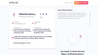 
                            2. BitterStrawberry | Apollo - Apollo.io - Bitterstrawberry Portal