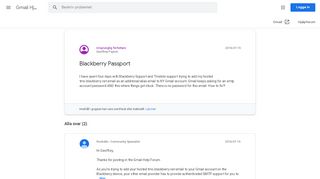 
                            9. Blackberry Passport - Gmail Hjälp - Google Support - Tmo Blackberry Net Email Portal