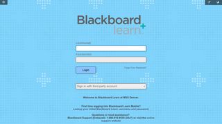 blackboard learn - Blackboard.com - Msu Denver Blackboard Portal