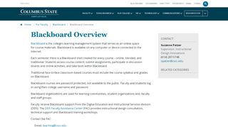 
                            4. Blackboard Overview | Columbus State Community College - Columbus State Community College Blackboard Portal