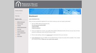 
                            6. Blackboard - Paradise Valley Community - Pvcc Blackboard Login
