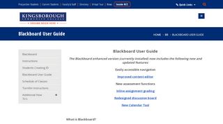 Blackboard User Guide - Kbcc Cuny Blackboard Portal