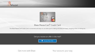 
                            3. Blaze Mastercard Credit Card