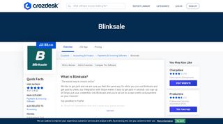 
Blinksale | Software Reviews & Alternatives - Crozdesk  
