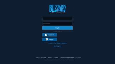 
                            2. Blizzard Login - StarCraft