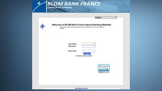 
                            6. BLOM Bank France - Eblom Login
