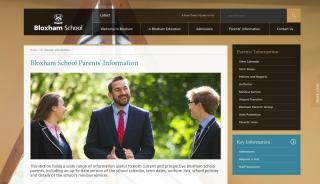 
                            3. Bloxham School Parents' Information - Bloxham School Parent Portal