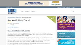 
                            6. Blue Marble Global Payroll Competitors and Products in the ... - Blue Marble Email Portal