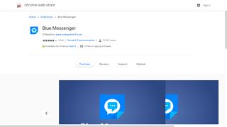 
Blue Messenger - Google Chrome  
