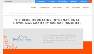
                            2. Blue Mountains Hotel Management School | Torrens University - Portal Bluemountains Edu Au