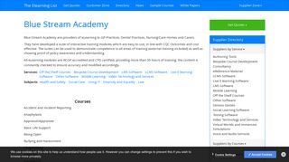
                            6. Blue Stream Academy - elearning companies | The Elearning ... - Blue Stream Academy Portal Gp
