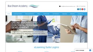 
                            1. Blue Stream Academy | eLearning for Healthcare - Blue Stream Academy Portal Gp