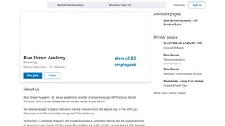 
                            2. Blue Stream Academy | LinkedIn - Blue Stream Academy Portal Gp